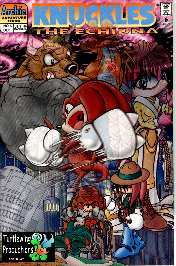 Knuckles - October 1997 Comic cover page